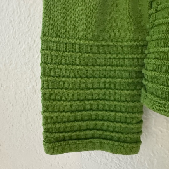 Jones New York Signature Green Button-Front Knit Jacket / Top – Size S - Picture 10 of 10
